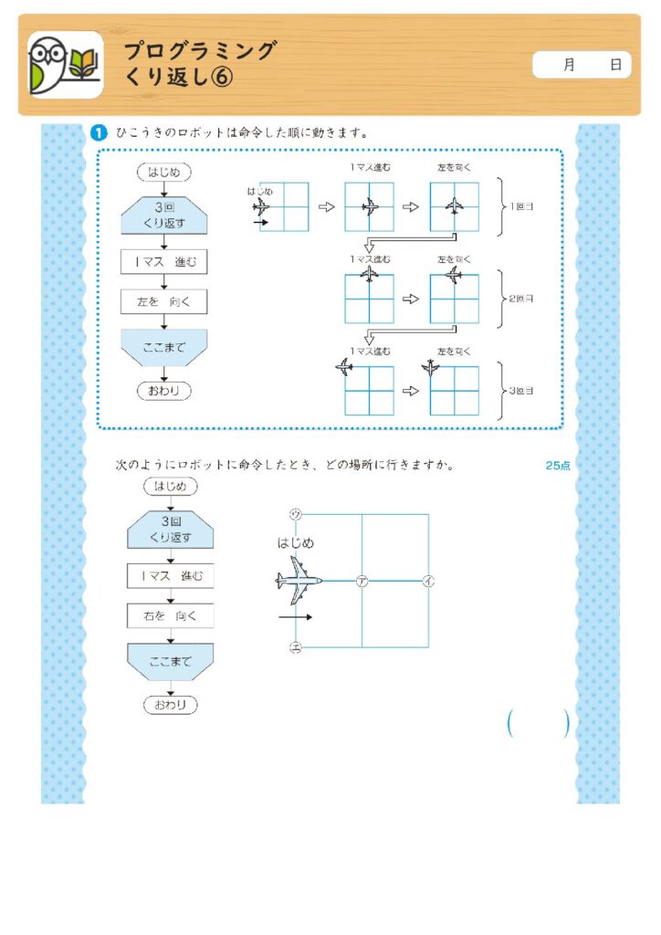 プログラミング
くり返し⑥